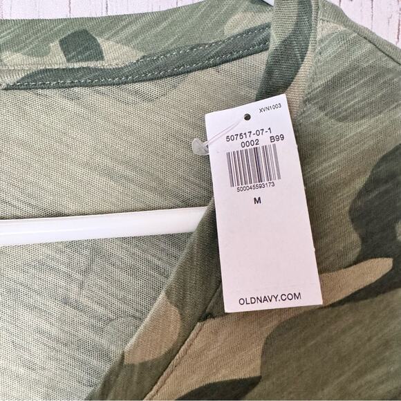 Old Navy Everywear Camo V-Neck  Short Sleeve T-Shirt Sz M NWT - Picture 5 of 6